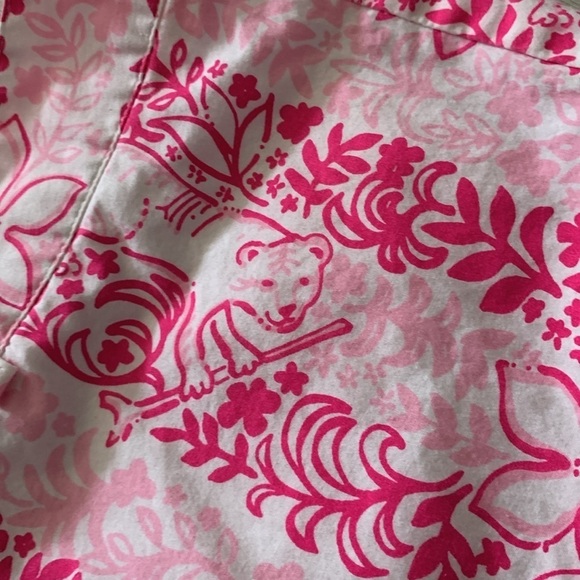 Lily Pulitzer Women’s Pink‎ Floral Cotton Cropped Capri Pants size 8 - Picture 5 of 8